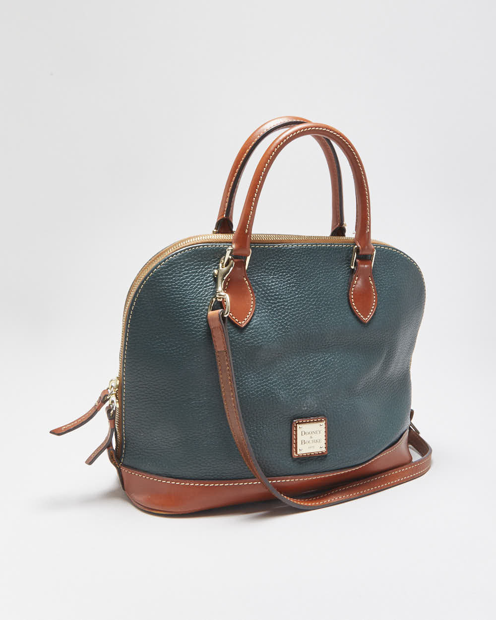 Vintage Dooney &amp; Bourke Pebble Zip-zip Crossbody Bag
