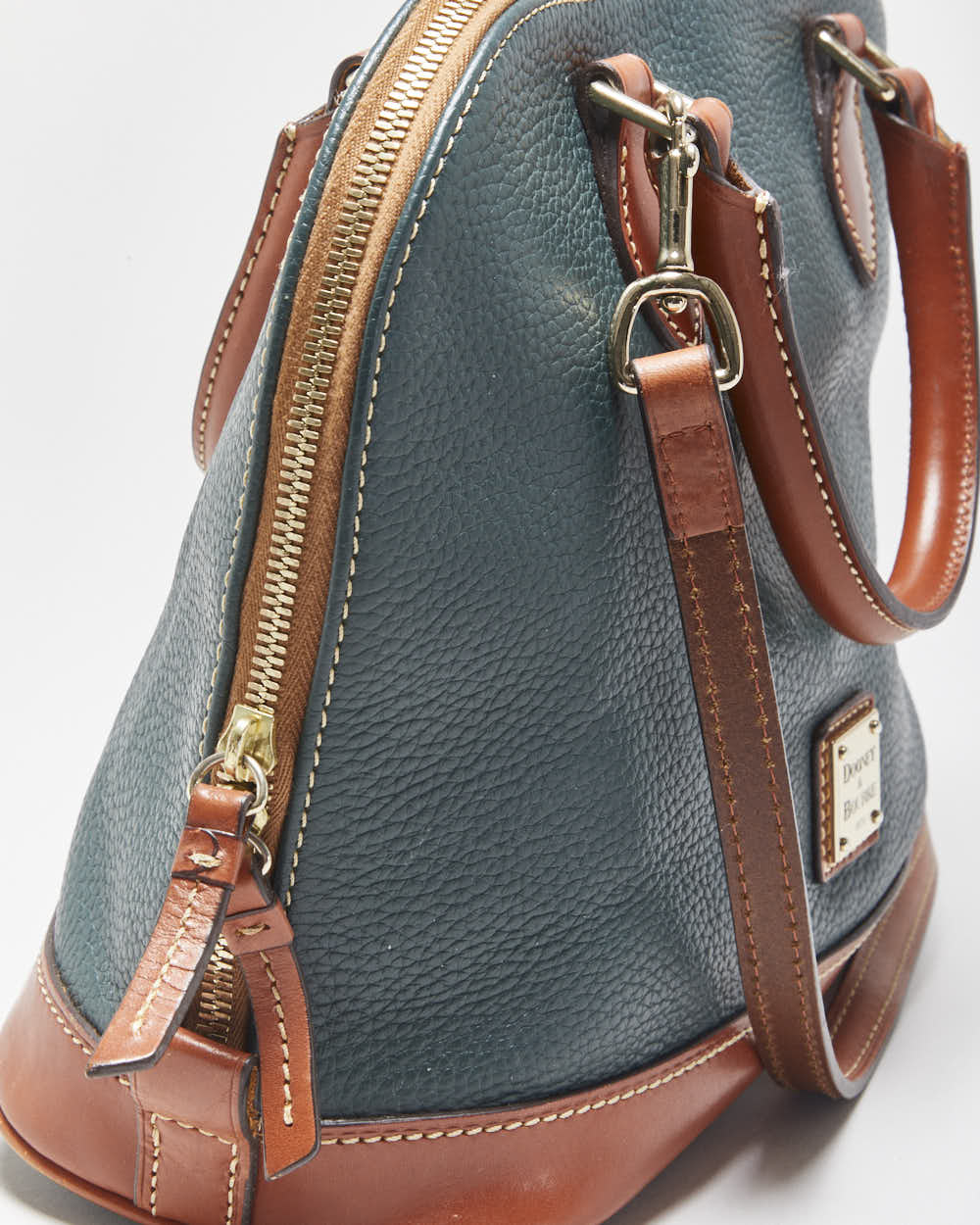 Vintage Dooney &amp; Bourke Pebble Zip-zip Crossbody Bag