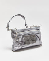 Vintage Y2K 2000s Coach Poppy Metallic Wristlet Mini Handbag