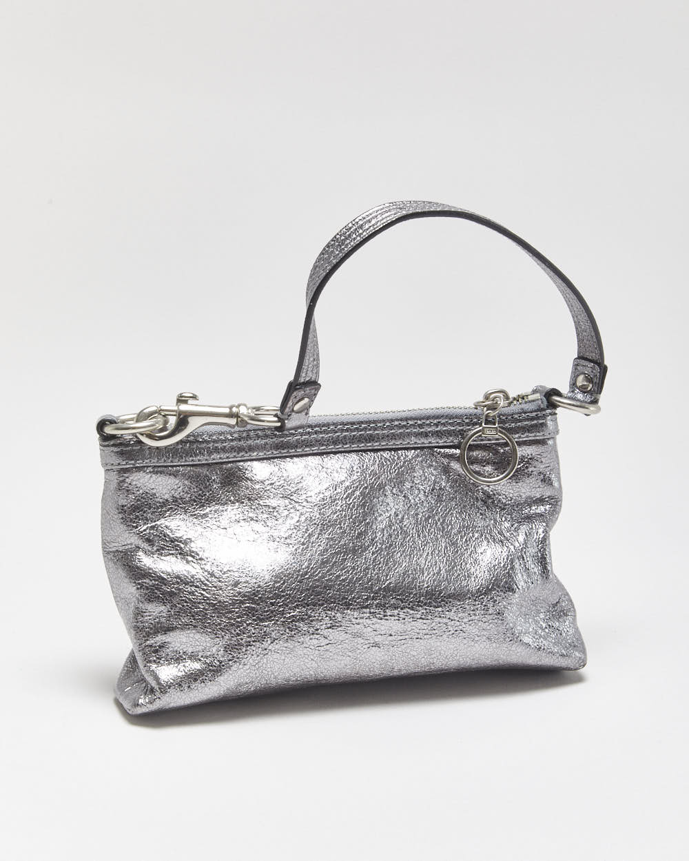 Vintage Y2K 2000s Coach Poppy Metallic Wristlet Mini Handbag