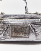 Vintage Y2K 2000s Coach Poppy Metallic Wristlet Mini Handbag