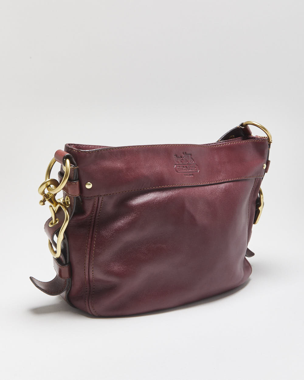 Vintage Y2K 2000s Coach Zoe Leather Hobo Handbag