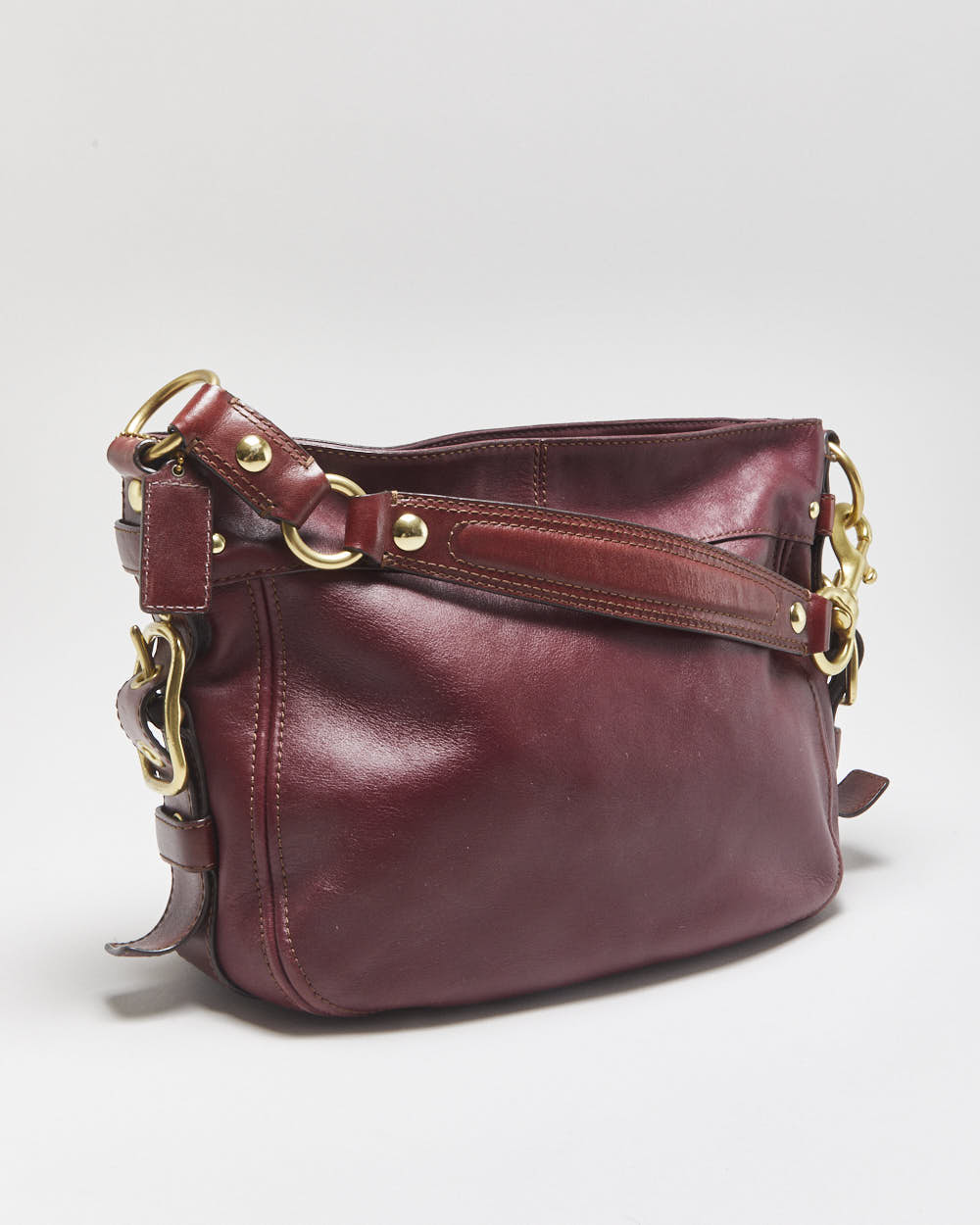 Vintage Y2K 2000s Coach Zoe Leather Hobo Handbag