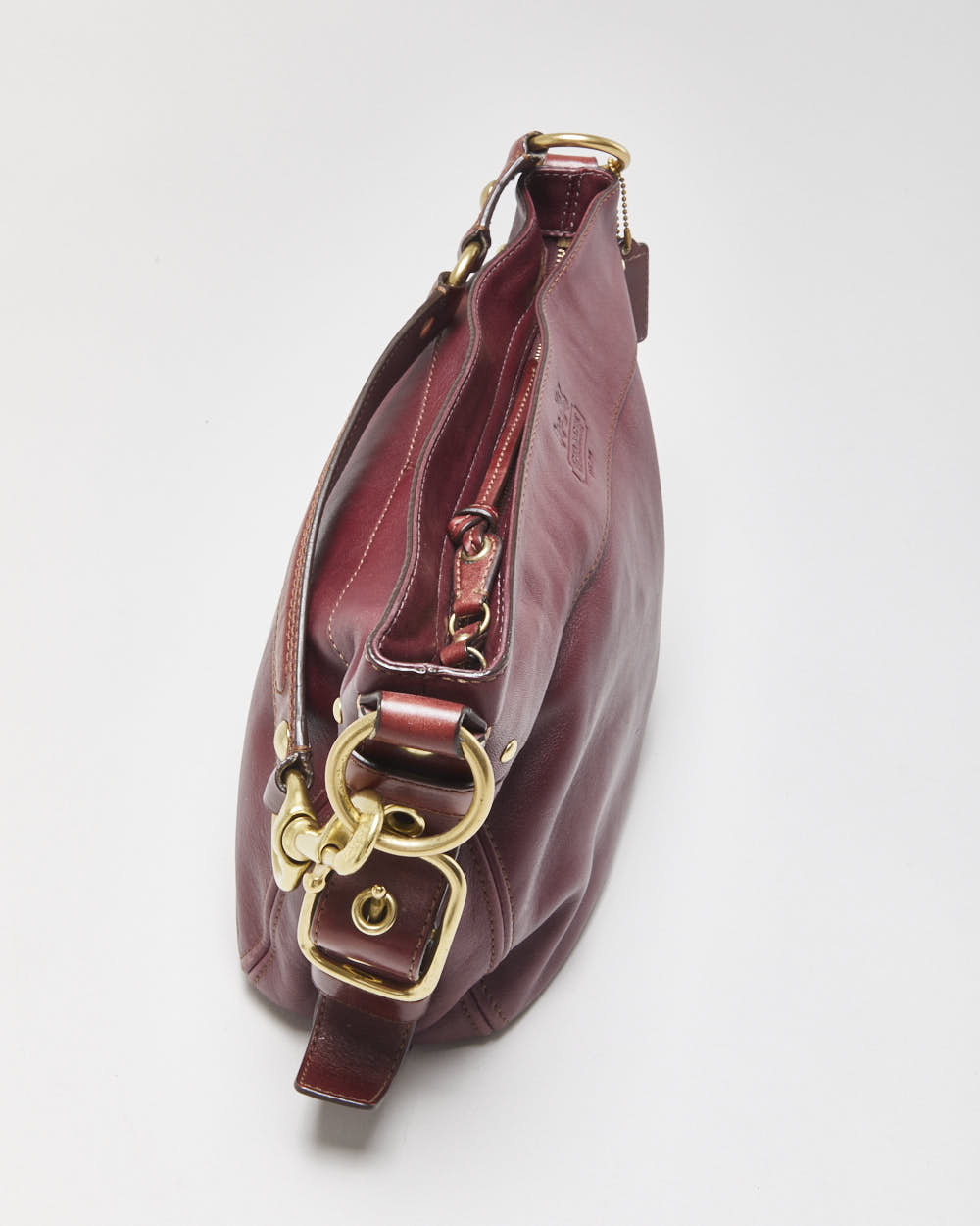 Vintage Y2K 2000s Coach Zoe Leather Hobo Handbag