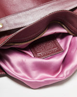 Vintage Y2K 2000s Coach Zoe Leather Hobo Handbag