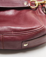 Vintage Y2K 2000s Coach Zoe Leather Hobo Handbag