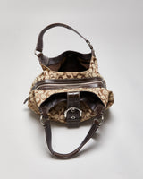 Vintage Y2K 2000s Coach Soho Lynn Signature Hobo Handbag