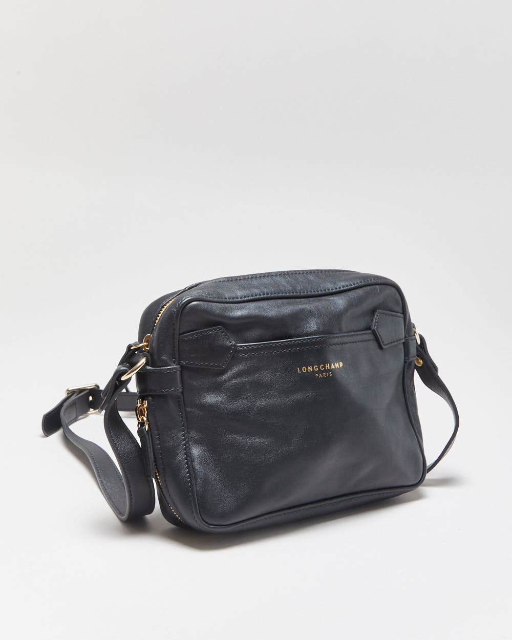 Vintage Longchamp Leather Crossbody Bag