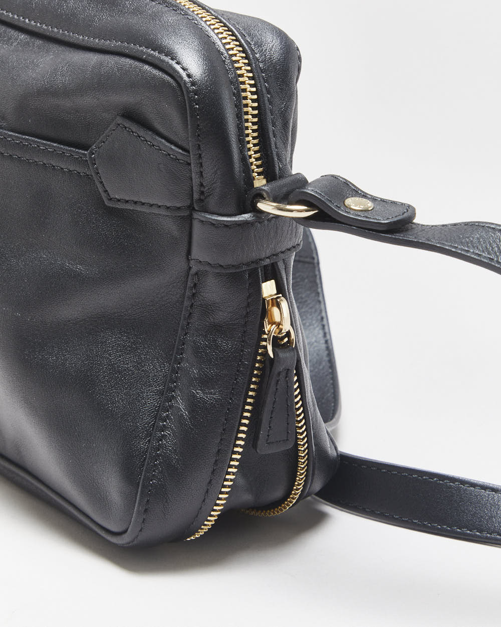Vintage Longchamp Leather Crossbody Bag