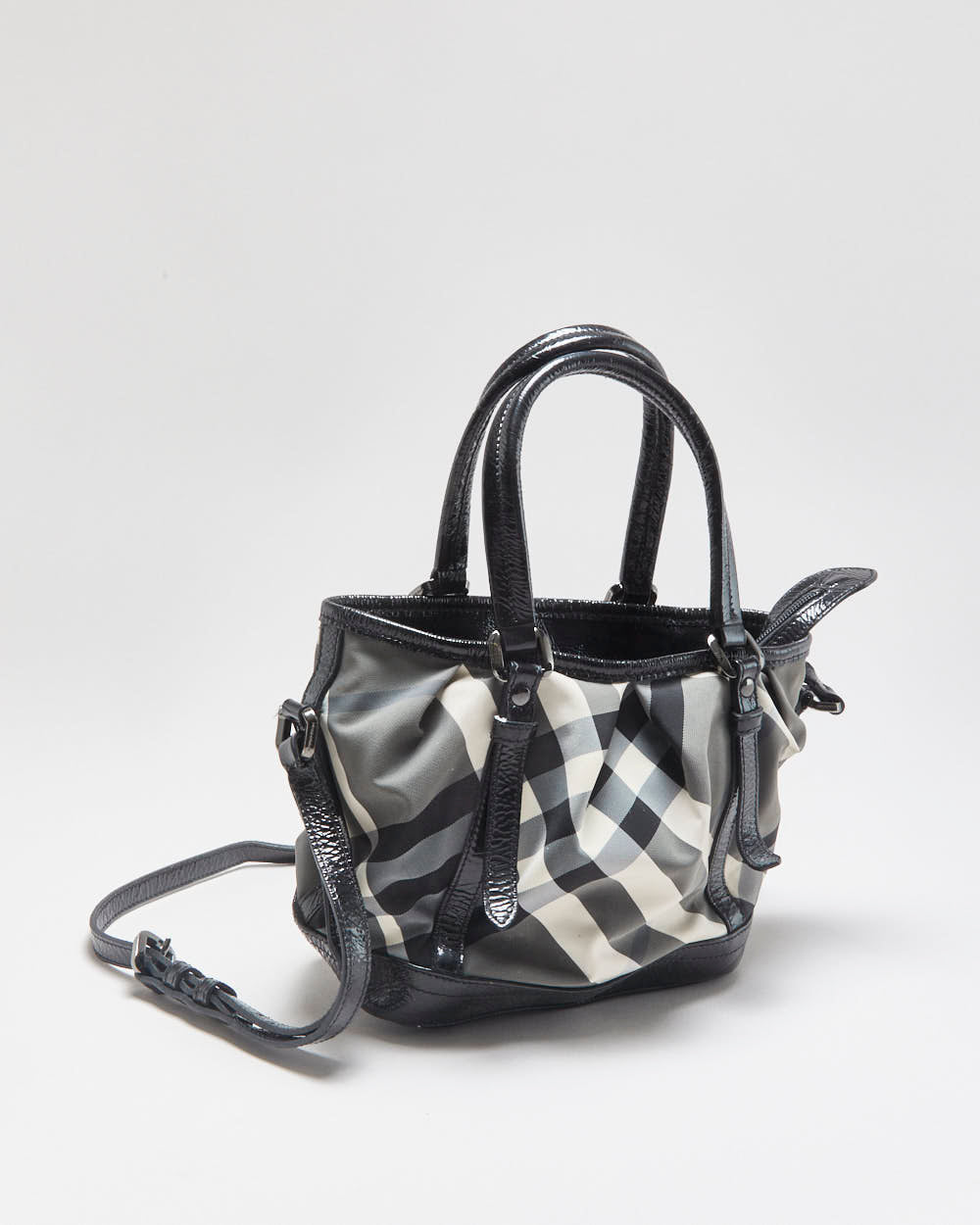Vintage Y2K 2000s Burberry Check Lowry Mini Crossbody Bag