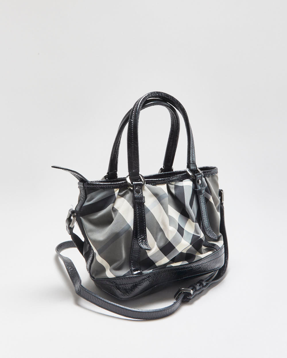 Vintage Y2K 2000s Burberry Check Lowry Mini Crossbody Bag