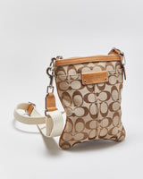 Vintage Y2K 00s Coach Signature Swingback Crossbody
