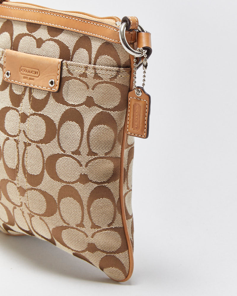 Vintage Y2K 00s Coach Signature Swingback Crossbody