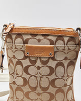 Vintage Y2K 00s Coach Signature Swingback Crossbody