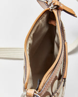 Vintage Y2K 00s Coach Signature Swingback Crossbody