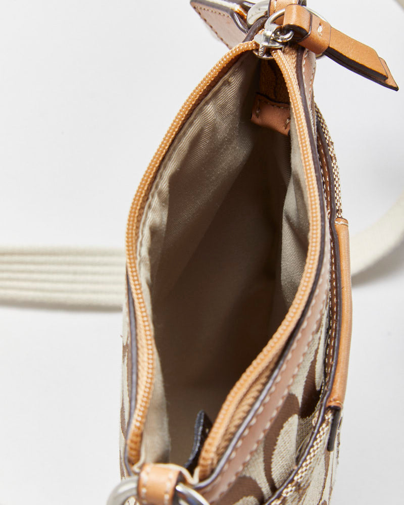 Vintage Y2K 00s Coach Signature Swingback Crossbody
