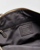 Vintage Y2K 00s Coach Ava Metallic Pebbled Leather Tote Handbag