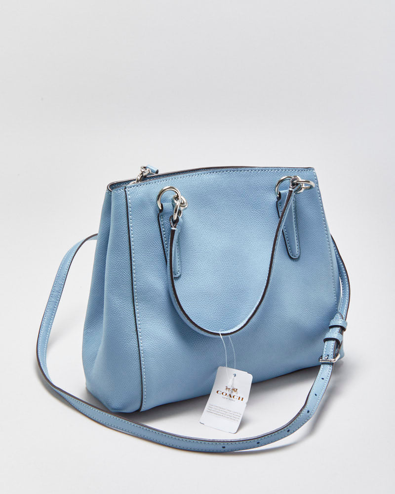 DSWT Coach Minetta Pebbled Leather Satchel Handbag