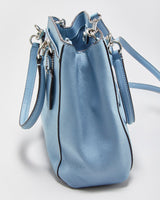 DSWT Coach Minetta Pebbled Leather Satchel Handbag