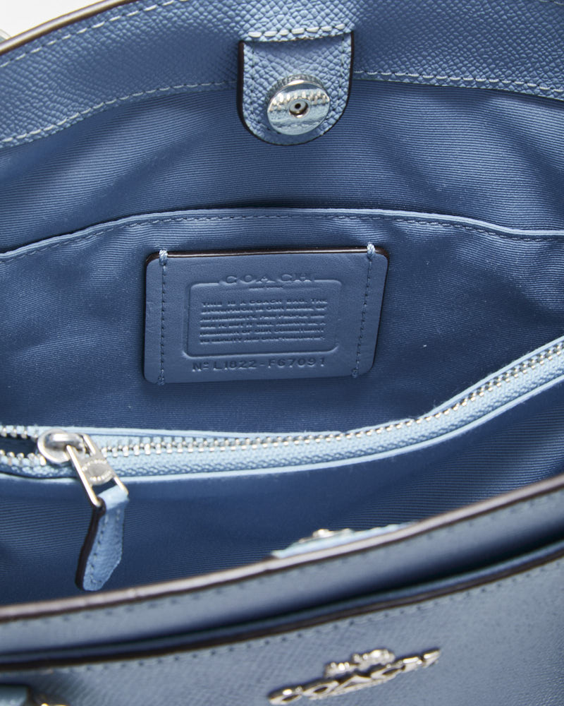 DSWT Coach Minetta Pebbled Leather Satchel Handbag