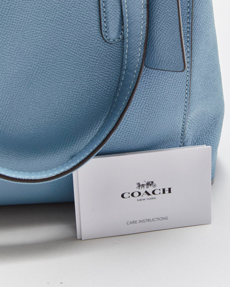 DSWT Coach Minetta Pebbled Leather Satchel Handbag