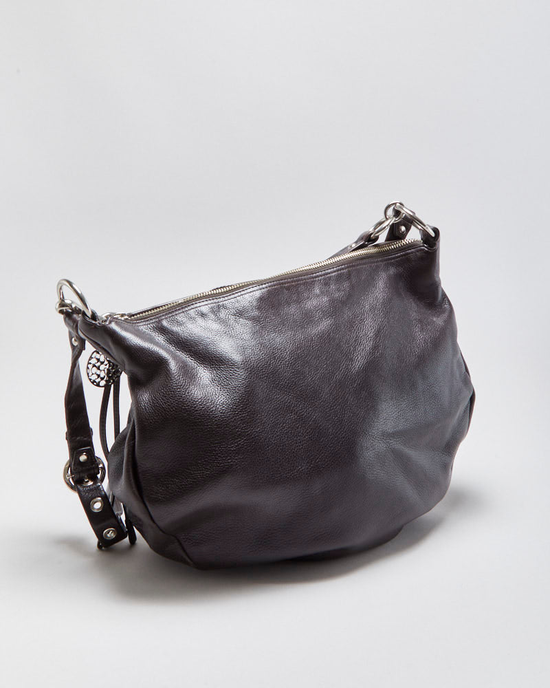Vintage Y2K 00s Coach Ali Pebbled Leather Hobo Bag