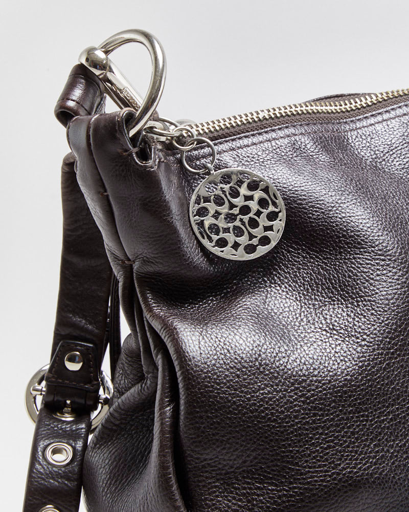Vintage Y2K 00s Coach Ali Pebbled Leather Hobo Bag