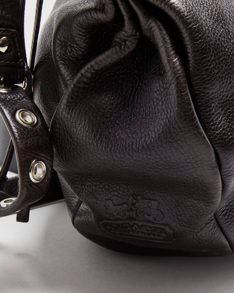 Vintage Y2K 00s Coach Ali Pebbled Leather Hobo Bag