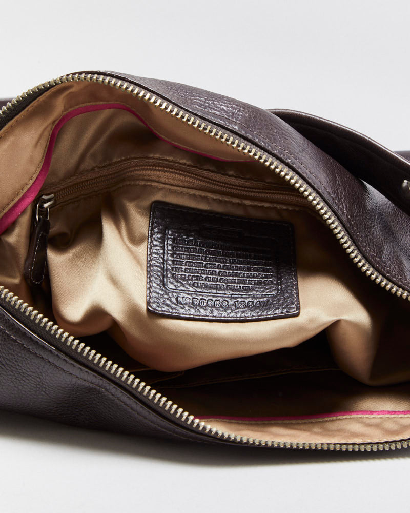 Vintage Y2K 00s Coach Ali Pebbled Leather Hobo Bag
