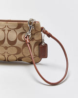 Vintage Y2K 00s Coach Signature Mini Wristlet
