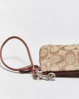 Vintage Y2K 00s Coach Signature Mini Wristlet