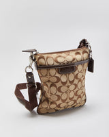 Vintage Y2K 00s Coach Signature Swingback Crossbody