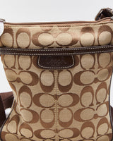 Vintage Y2K 00s Coach Signature Swingback Crossbody