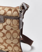 Vintage Y2K 00s Coach Signature Swingback Crossbody