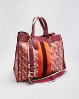 Coach Field Horse &amp; Carriage Varsity Stripe Tote Bag &amp; Pouch