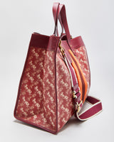 Coach Field Horse &amp; Carriage Varsity Stripe Tote Bag &amp; Pouch