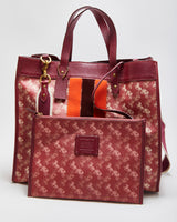 Coach Field Horse &amp; Carriage Varsity Stripe Tote Bag &amp; Pouch