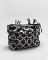Vintage Y2K 00s Coach Tribeca Op Art Tote Handbag