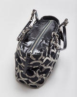 Vintage Y2K 00s Coach Tribeca Op Art Tote Handbag