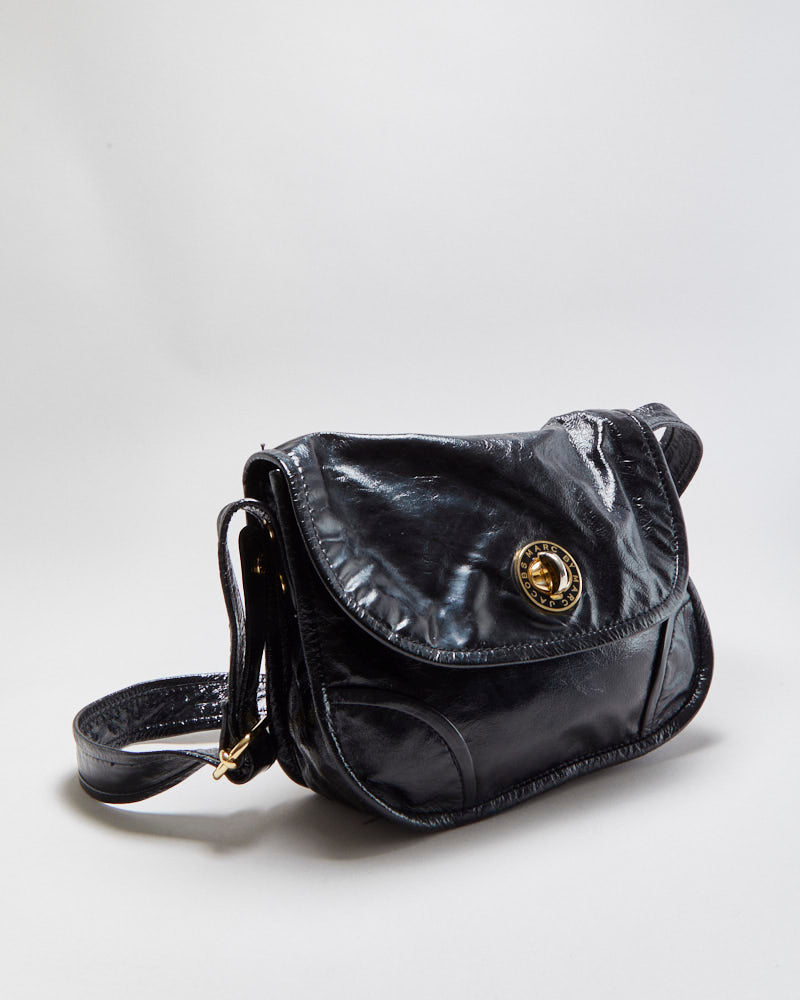 Vintage Y2K 00s Marc By Marc Jacobs Patent Leather Crossbody Bag