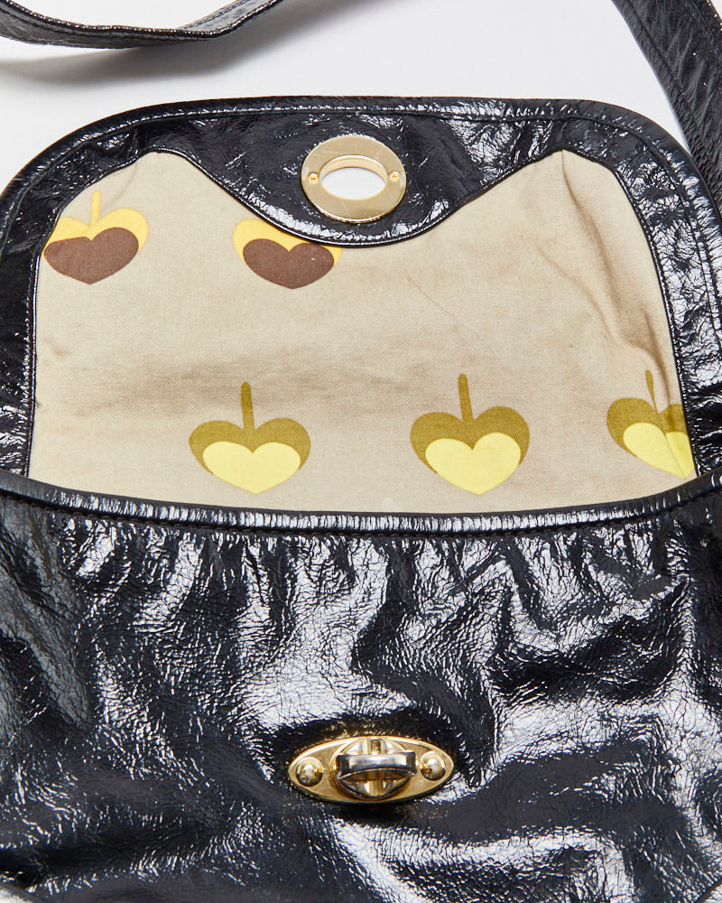 Vintage Y2K 00s Marc By Marc Jacobs Patent Leather Crossbody Bag