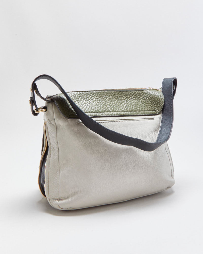 Vintage Furla Front Flap Leather Handbag