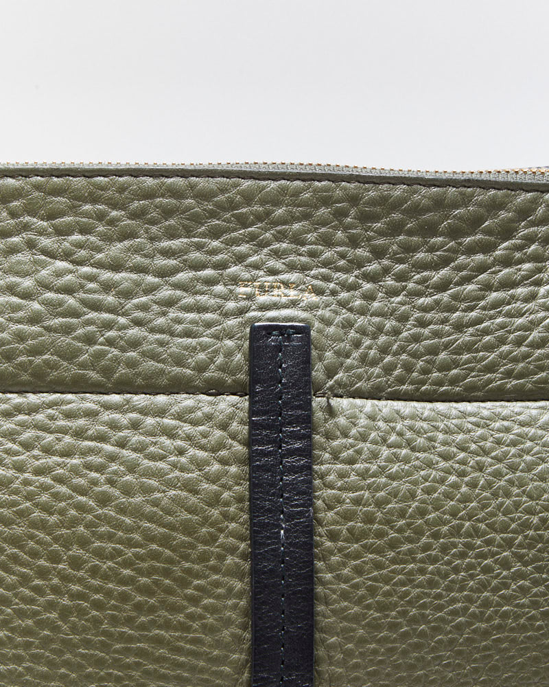 Vintage Furla Front Flap Leather Handbag