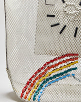 Anya Hindmarch HAHA Rainbow Mesh Woven Tote