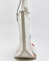 Anya Hindmarch HAHA Rainbow Mesh Woven Tote