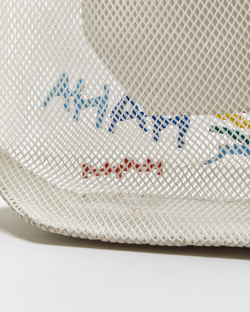 Anya Hindmarch HAHA Rainbow Mesh Woven Tote