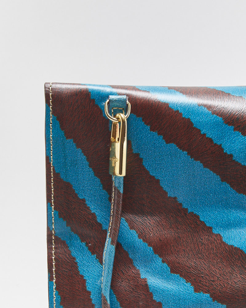 Vintage Vivienne Westwood Animal Print Envelope Clutch Handbag