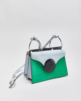 Vintage Danse Lente Mini Phoebe Croc-embossed Leather Crossbody