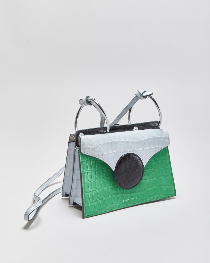 Vintage Danse Lente Mini Phoebe Croc-embossed Leather Crossbody