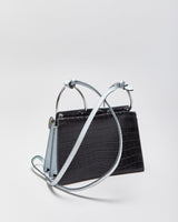 Vintage Danse Lente Mini Phoebe Croc-embossed Leather Crossbody